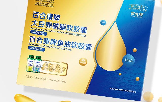 百合康 BIOHEK百合康食品包装设计欣赏(图4)