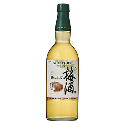 包装创意设计欣赏三得利梅酒樽精加工山崎樽梅酒混合料三得利(图1)