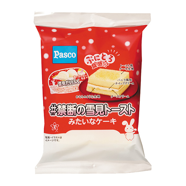 禁断的雪见吐司一样的蛋糕敷岛制面包包装设计(图1)