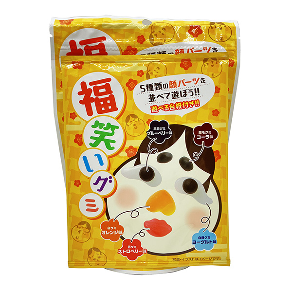 福笑橡皮糖包装设计(图1)