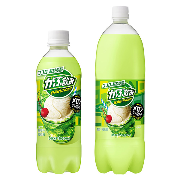 包装设计公司推荐大口大口地喝哈密瓜奶油苏打包装设计欣赏(图1)