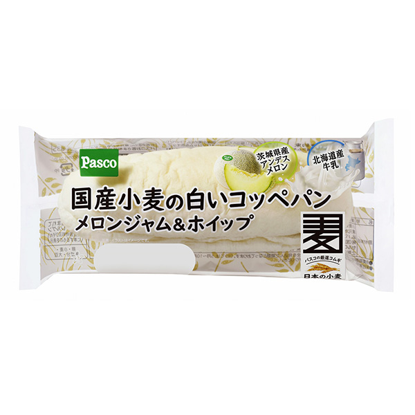 包装设计公司推荐国产小麦的白色小面包哈密瓜果酱啤酒花敷岛制面包面包麦片类包装设计(图1)