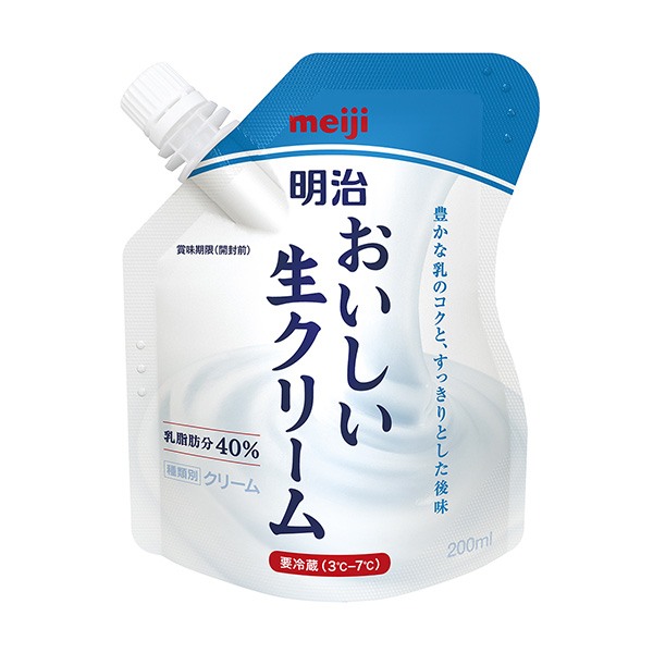 包装设计公司推荐明治好吃鲜奶油包装设计欣赏(图1)