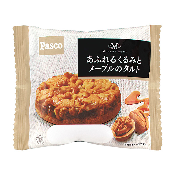 充满核桃和枫糖的蛋挞敷岛制面包包装设计(图1)