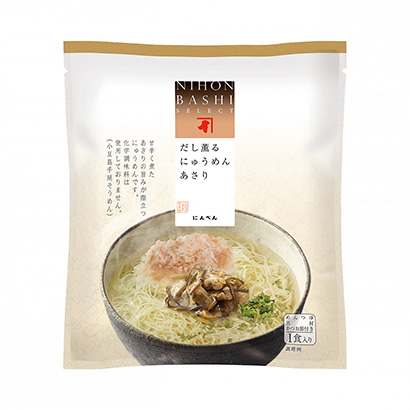 包装设计公司推荐汤汁熏香的佛面蛤蜊面类包装设计(图1)