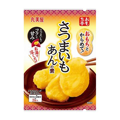 包装设计公司推荐和年糕丈夫纠缠在一起红薯杏之素丸美屋食品工业烹饪品包装设计(图1)