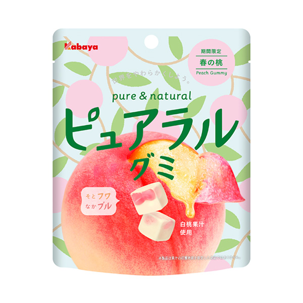 包装设计公司推荐纯橡皮糖春之桃包装设计欣赏(图1)