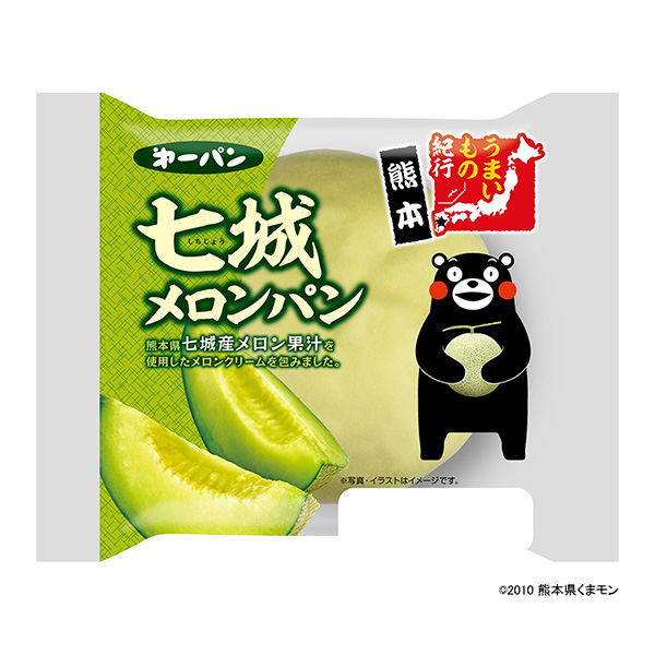 包装设计公司推荐熊本七城甜瓜面包包装设计欣赏(图1)