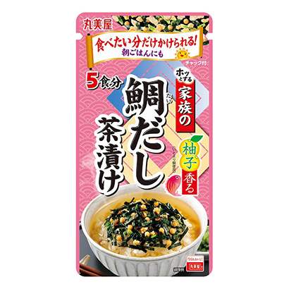 家人的鲷鱼泡饭丸美屋食品工业烹饪品包装设计(图1)