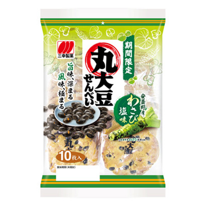 丸大豆脆芥末咸味三幸制果(图1)