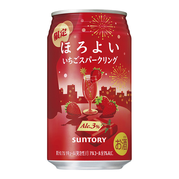 微乎其微的草莓火花三得利包装设计(图1)