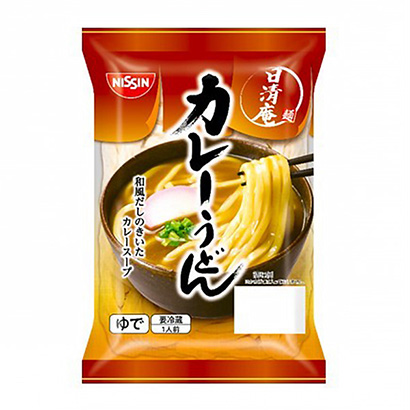 日清庵咖喱乌冬面日清食品保鲜面类包装设计(图1)