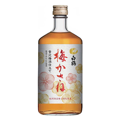 白鹤梅重叠白鹤酒造酒类包装设计(图1)