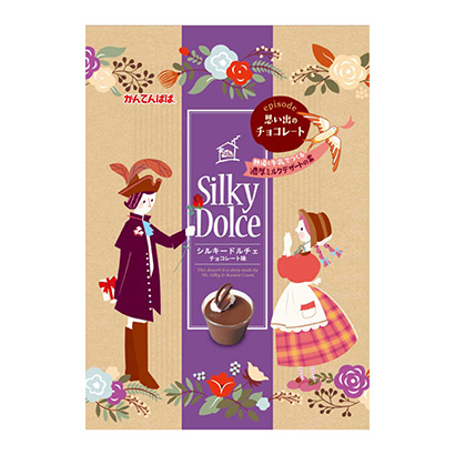 巧克力味伊那食品工业甜点酸奶包装设计(图1)