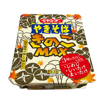 蘑菇炒面圆形面类包装设计(图1)