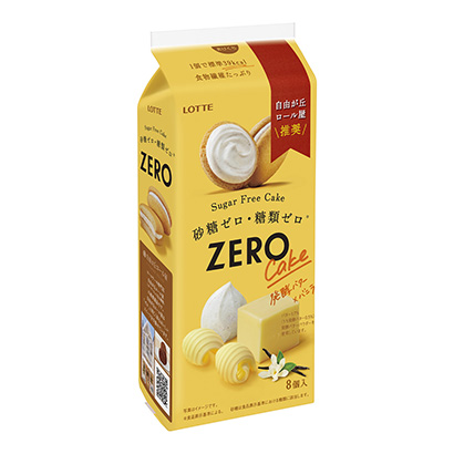 无糖蛋糕发酵黄油×香草乐天点心包装设计(图1)