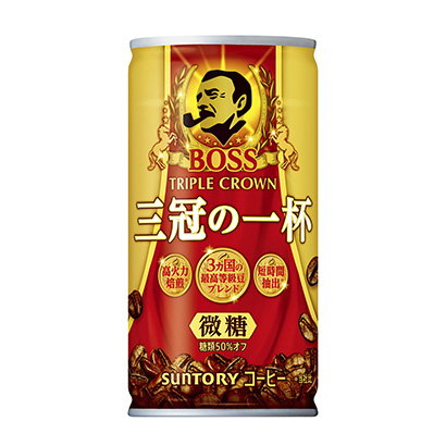 老板三冠一杯三得利食品国际果实清凉饮料包装设计(图1)