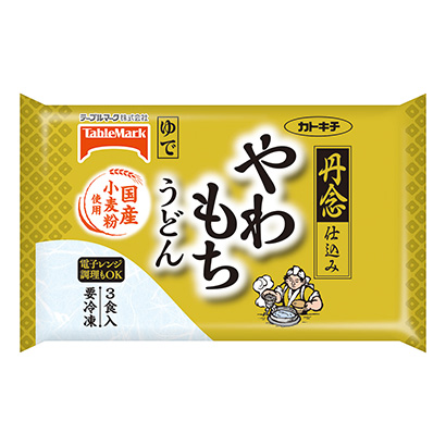 冷冻精心烹制和年糕乌冬面桌上标记(图1)