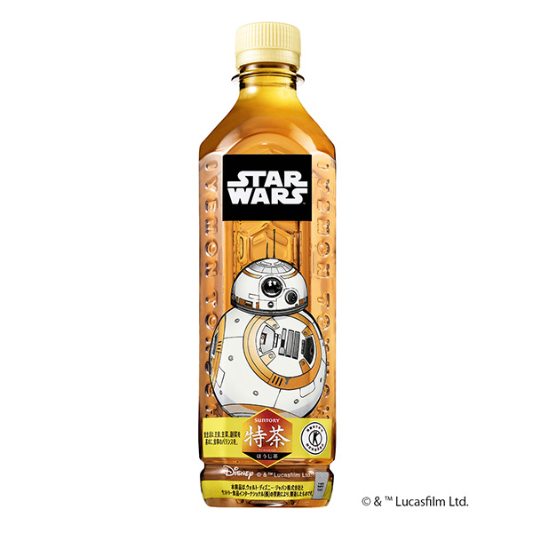 三得利特茶搪瓷茶特定保健用食品星球大战设计标签三得利食品国际包装设计(图1)