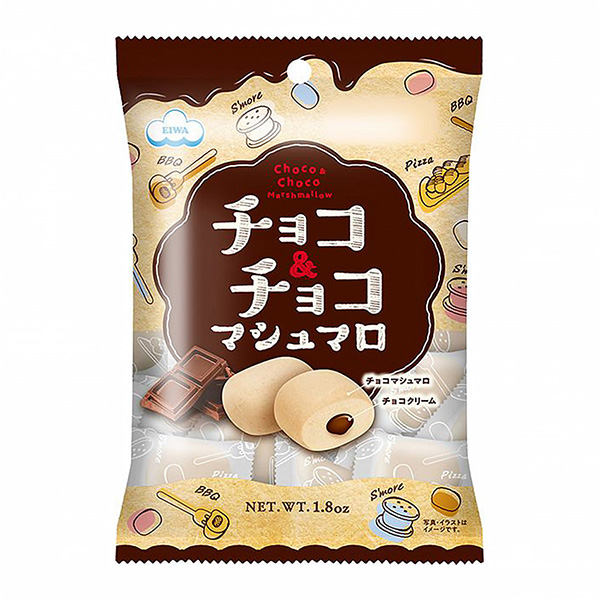 巧克力巧克力棉花糖艾娃点心包装设计(图1)