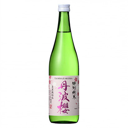 丹波樱特别纯米樱酒造酒类包装设计(图1)