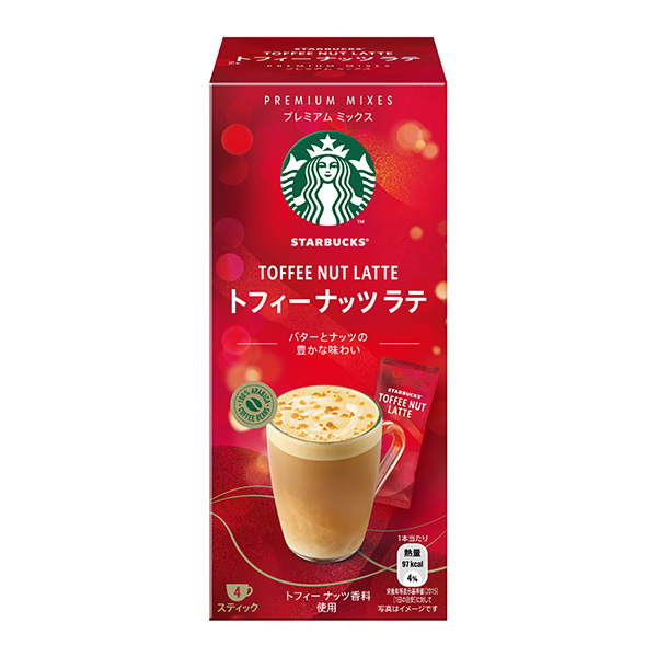 星巴克高级混合托菲坚果拿铁雀巢包装设计(图1)