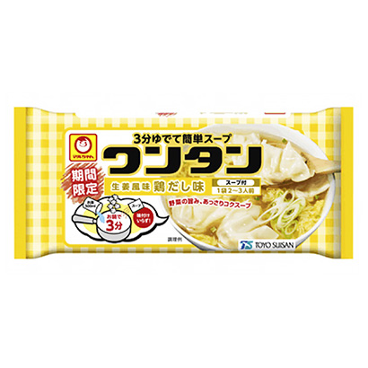 麻辣馄饨生姜风味鸡汤汁味东洋水产烹饪品包装设计(图1)