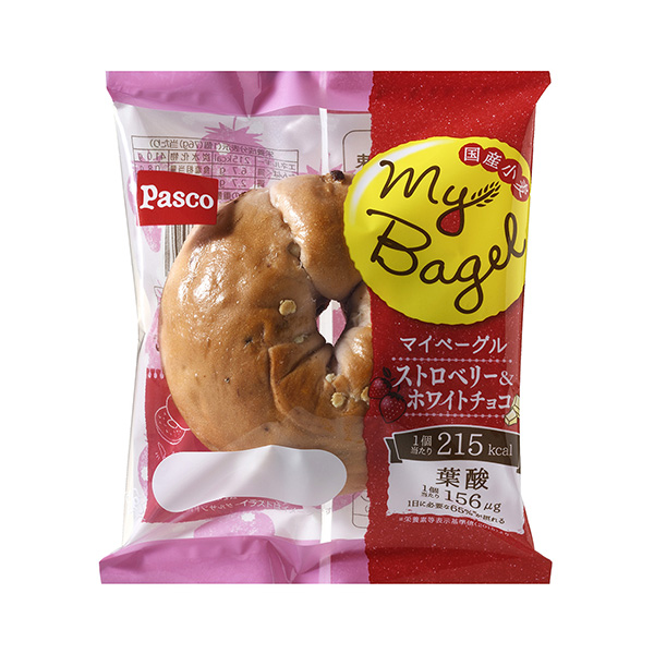 草莓白巧克力敷岛制面包面包麦片类包装设计(图1)