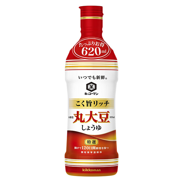 基考曼随时新鲜浓浓特选丸大豆酱油基考曼食品食品饮料包装设计(图1)