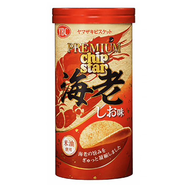 高级芯片明星虾味山崎饼干食品饮料包装设计(图1)