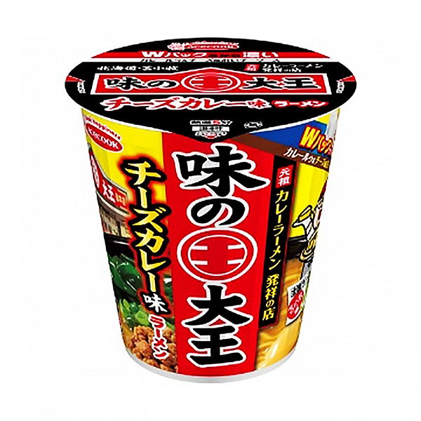 全国拉面店地图苫小牧篇味大王芝士咖喱味拉面王牌厨师食品饮料包装设计(图1)