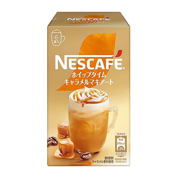 雀巢咖啡休息时间焦糖玛奇朵雀巢日本食品饮料包装设计(图1)