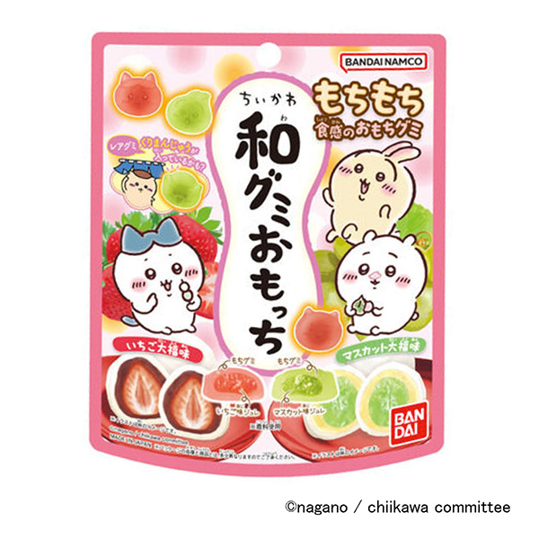 市川和橡皮糖水果大福味万代食品饮料包装设计(图1)