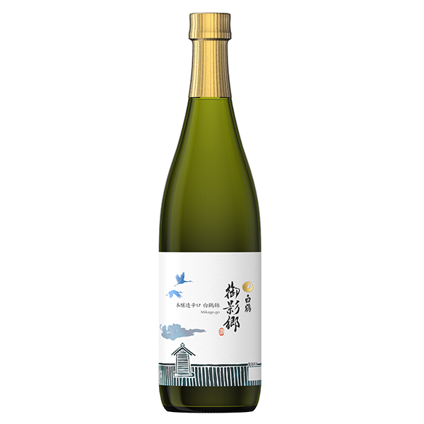 特撰白鹤御影乡本酿造辛口白鹤锦白鹤酒造食品饮料包装设计(图1)