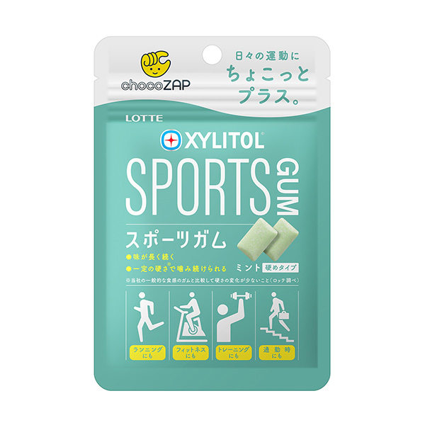 包装设计欣赏木糖醇运动口香糖＜薄荷＞ (乐天) 2024年7月9日发售(图1)