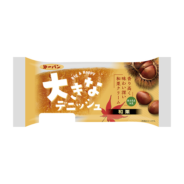 包装设计欣赏大面包＜和栗＞ (第一屋制面包) 2024年10月1日发售(图1)