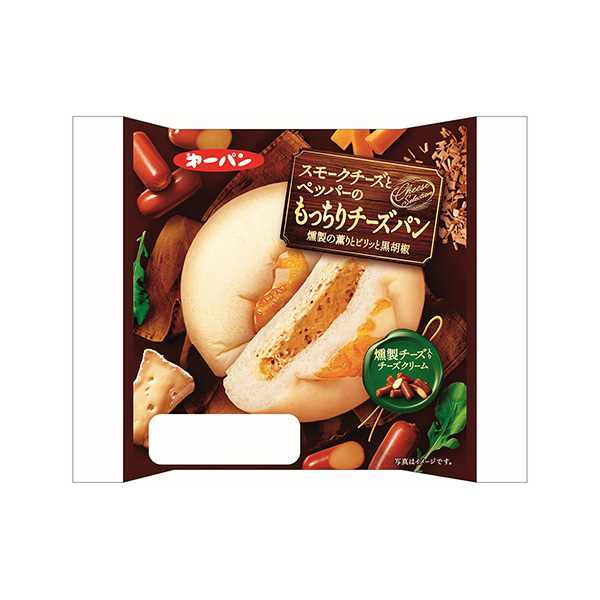 包装设计欣赏烟熏奶酪和胡椒的浓奶酪面包(第一屋制面包) 2024年11月1日发售(图1)