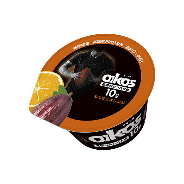 包装设计欣赏达能酸奶＜脂肪0可可&橙子＞ (达能日本) (图1)