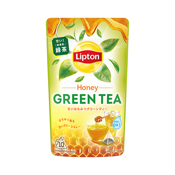 包装设计欣赏利普顿绿茶＜蜜茶包＞ (利普顿茶和融合日本服务) (图1)