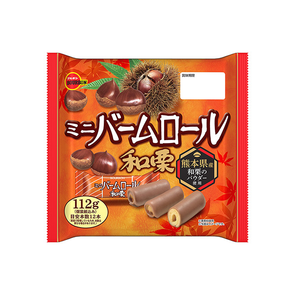 包装设计欣赏迷你蛋糕卷＜和栗＞ (波旁) (图1)