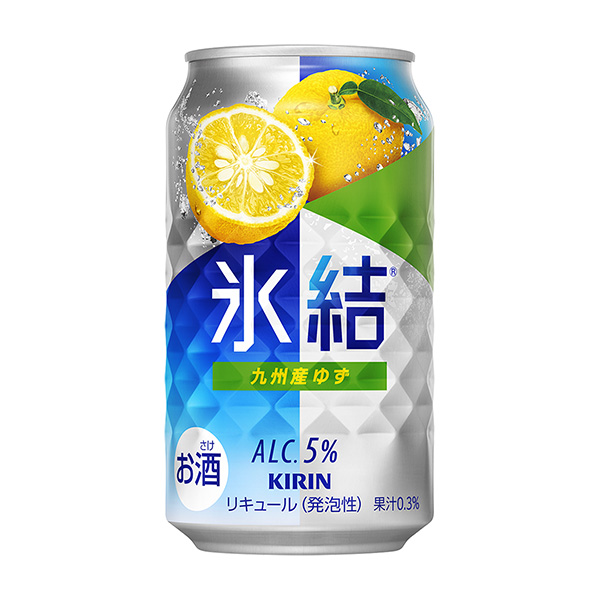 包装设计欣赏麒麟冰结＜九州产柚子＞ (麒麟啤酒) (图1)