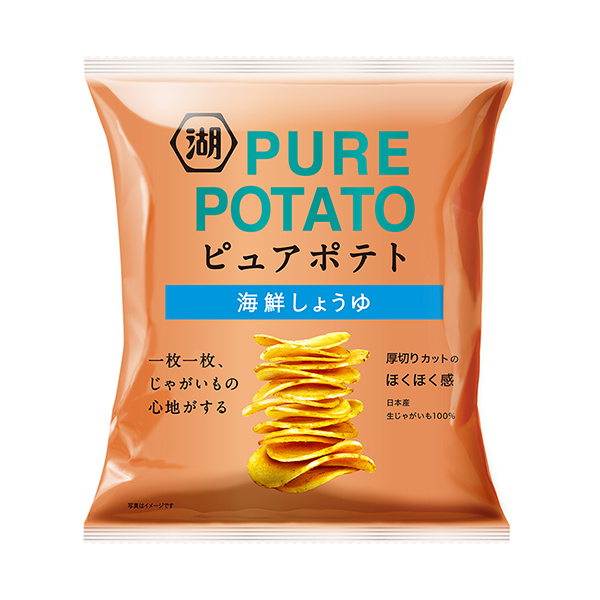 包装设计欣赏纯土豆＜海鲜酱油＞ (湖池屋) (图1)