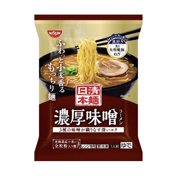 包装设计欣赏冷冻日清本面＜浓厚味噌拉面＞ (日清食品冷冻) (图1)