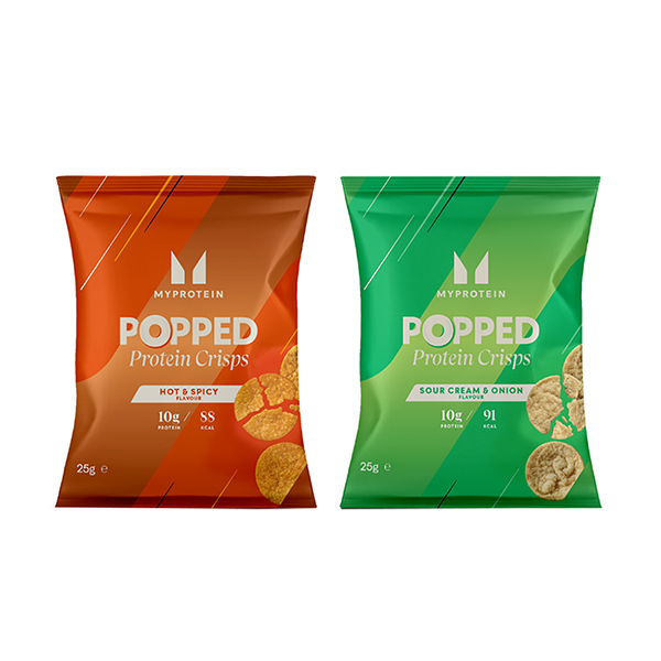 包装设计欣赏蛋白芯片＜热&香料香味＞ ＜酸奶油洋葱香味＞ ( THG Nutrition Limited ) (图1)