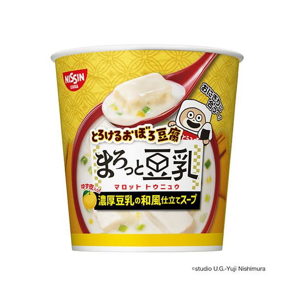 包装设计欣赏粘稠的豆腐渣＜白豆浆汤＞ (日清食品) (图1)