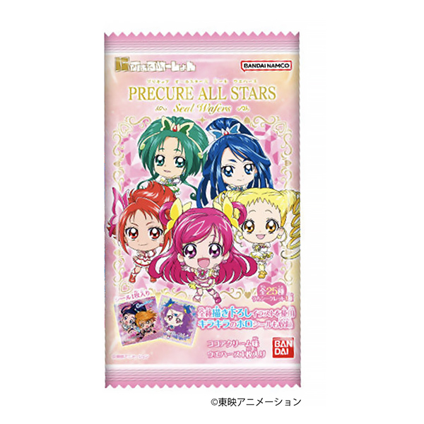 包装设计欣赏光之美少女＜光之美少女all stars ＞密封晶片( bandai ) (图1)