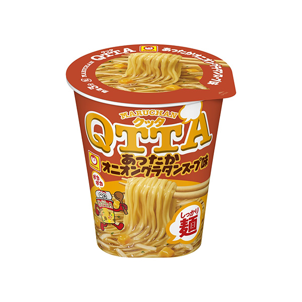 包装设计欣赏MARUCHAN QTTA ＜有没有洋葱奶汁烤菜汤味＞ (东洋水产) (图1)