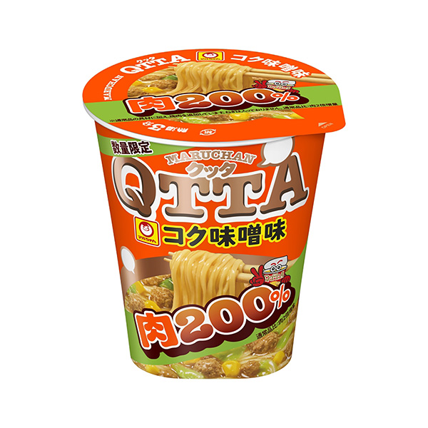 包装设计欣赏MARUCHAN QTTA ＜醇厚味噌肉200% ＞ (东洋水产) (图1)