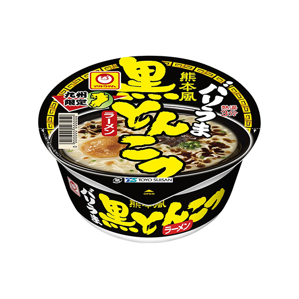 包装设计欣赏马尔酱巴厘岛＜熊本风黑蜻蜓拉面＞ (东洋水产) (图1)