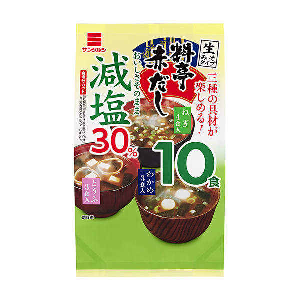 包装设计欣赏山吉尔方便面味噌汤＜减盐料理店赤汁＞ (山崎酱油) (图1)